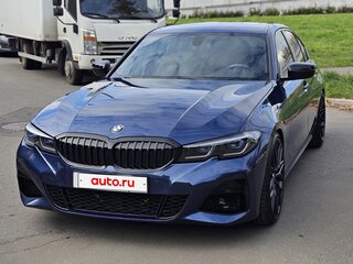2021 BMW 3 серии 318d VII (G2x), синий, 3550000 рублей, вид 4