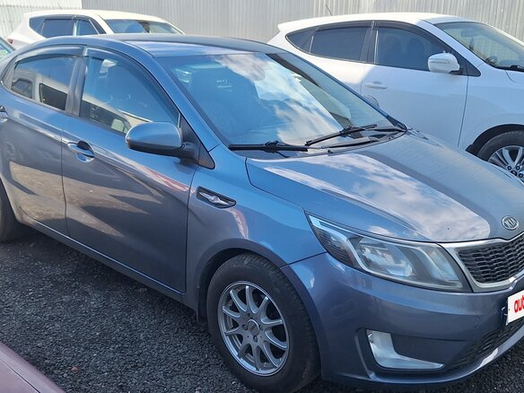 2012 Kia Rio 5-speed III, голубой, 750000 рублей - вид 2