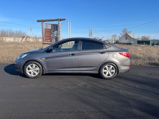 2011 Hyundai Solaris I, чёрный, 850000 рублей, вид 4