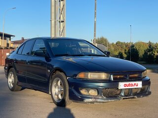 2001 Mitsubishi Galant VIII Рестайлинг, синий, 280000 рублей, вид 2