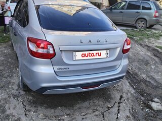 2019 Lada (ВАЗ) Granta I Рестайлинг, серебристый, 450000 рублей, вид 3