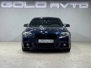 2014 BMW 5 серии 520i VI (F10/F11/F07) Рестайлинг, синий, 1790000 рублей, вид 2