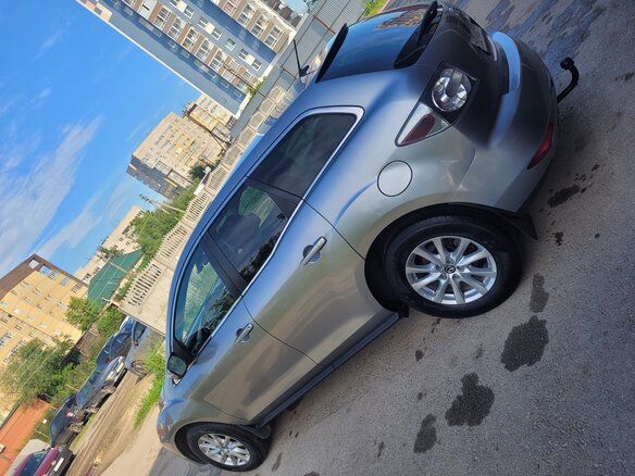 2011 Mazda CX-7 I Рестайлинг, серебристый, 840000 рублей - вид 11