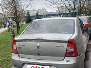 2013 Renault Logan I Рестайлинг, бежевый, 150000 рублей, вид 3