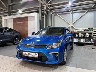 2017 Kia Rio IV, синий, 1250000 рублей, вид 1