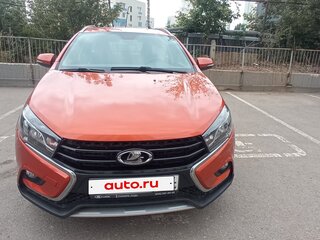 2018 Lada (ВАЗ) Vesta SW Cross I, оранжевый, 860000 рублей, вид 1