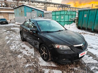 2008 Mazda 3 I (BK) Рестайлинг, чёрный, 450000 рублей, вид 3