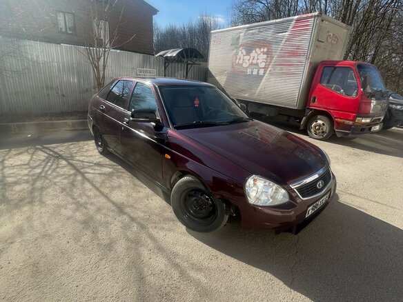 2010 Lada (ВАЗ) Priora I, пурпурный, 280000 рублей - вид 5