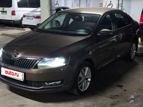 2019 Skoda Rapid I Рестайлинг, коричневый, 1340000 рублей - вид 3