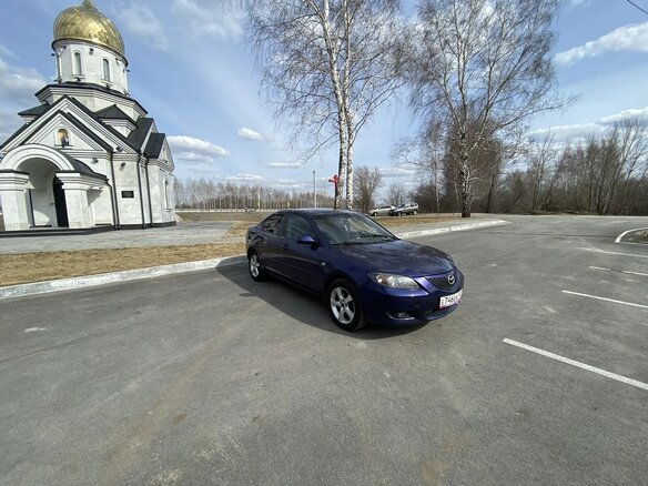 2005 Mazda 3 I (BK), синий, 470000 рублей - вид 6