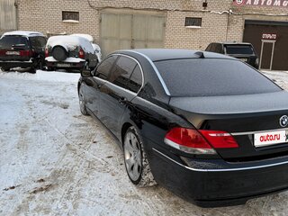 2005 BMW 7 серии 750i IV (E65/E66) Рестайлинг, чёрный, 1300000 рублей, вид 4