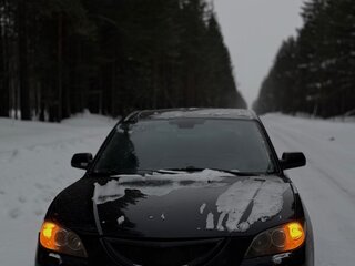 2007 Mazda 3 I (BK) Рестайлинг, чёрный, 660000 рублей, вид 2