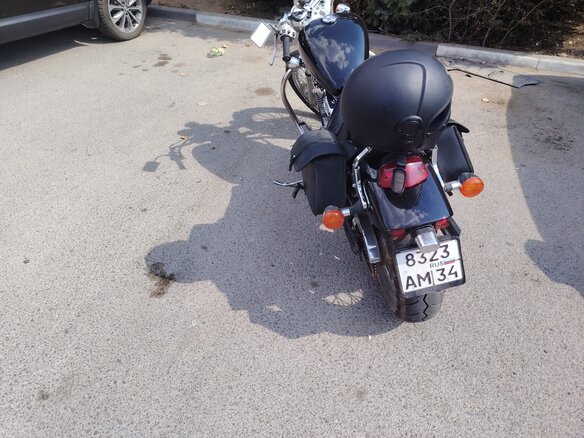 1995 Honda Steed 400, чёрный, 310000 рублей - вид 6
