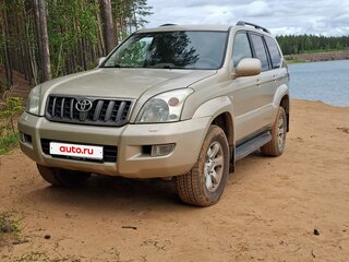2005 Toyota Land Cruiser Prado 5-speed 120 Series, бежевый, 1300000 рублей, вид 1