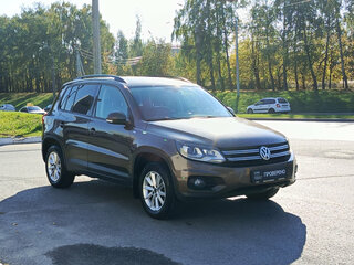 2014 Volkswagen Tiguan I Рестайлинг, коричневый, 1070000 рублей, вид 3