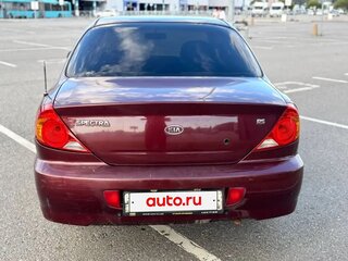 2007 Kia Spectra I Рестайлинг 2, красный, 145000 рублей, вид 3