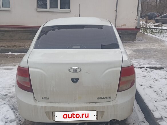 2013 Lada (ВАЗ) Granta I, белый - вид 1