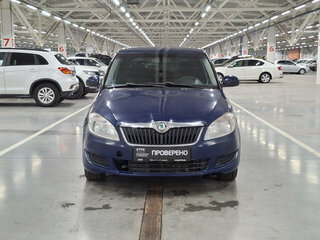 2011 Skoda Fabia II Рестайлинг, синий, 344000 рублей, вид 2