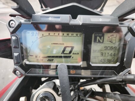 2015 Yamaha MT-09 Tracer (FJ-09), красный, 659000 рублей, вид 2