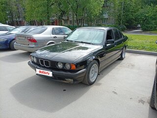 1992 BMW 5 серии 520i III (E34), чёрный, 430000 рублей, вид 2