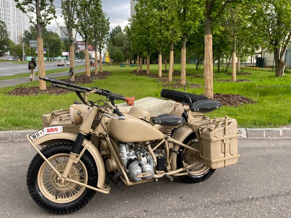 1943 BMW R 75, бежевый, 5999000 рублей