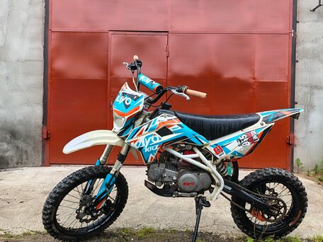 2019 Kayo Basic YX125, голубой, 57000 рублей, вид 1