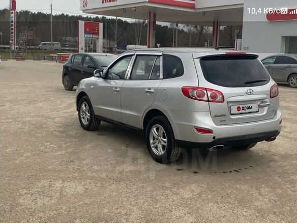 2010 Hyundai Santa Fe II Рестайлинг, серый, 1185000 рублей - вид 6