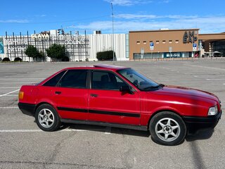 1987 Audi 80 IV (B3), красный, 150000 рублей, вид 3