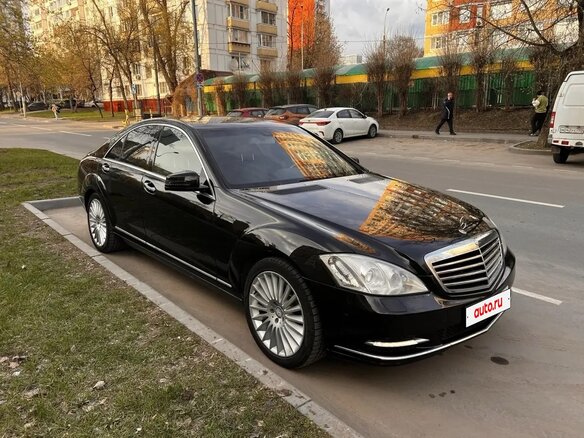 2007 Mercedes-Benz S-Класс 350 V (W221), чёрный, 1150000 рублей - вид 2