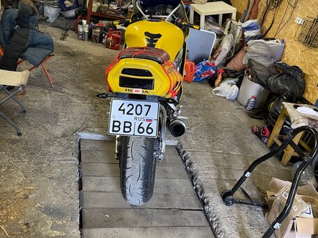 1996 Honda CBR 900RR Fireblade, жёлтый, 360000 рублей, вид 4