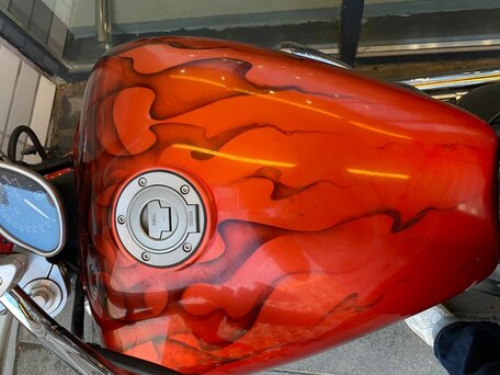 2008 Yamaha XV 1700 Warrior, красный, 700000 рублей, вид 5