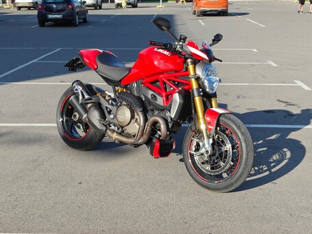 2015 Ducati Monster 1200, красный, 900000 рублей, вид 1