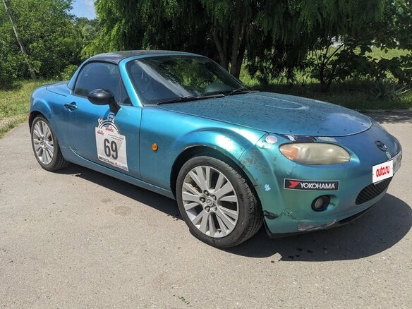 2007 Mazda MX-5 Hard Top III (NC), голубой, 1340000 рублей - вид 2