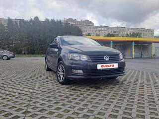 2017 Volkswagen Polo V Рестайлинг, серый, 910000 рублей, вид 5