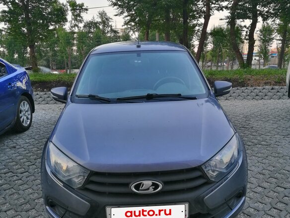 2022 Lada (ВАЗ) Granta I Рестайлинг, серый, 699000 рублей - вид 1