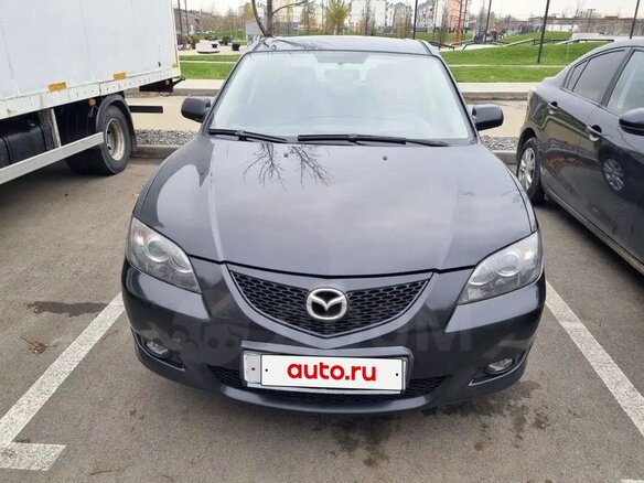 2006 Mazda 3 I (BK) Рестайлинг, чёрный