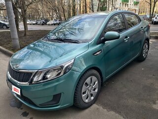 2012 Kia Rio III, зелёный, 750000 рублей, вид 2