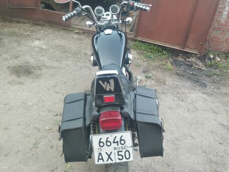 1989 Kawasaki VN750 Vulcan, чёрный, 200000 рублей, вид 4