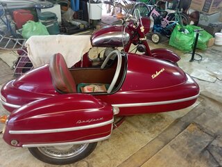 1968 Jawa 350/360, пурпурный, 1500000 рублей, вид 4