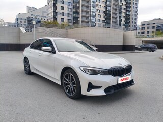 2020 BMW 3 серии 318d VII (G2x), белый, 3900000 рублей, вид 3