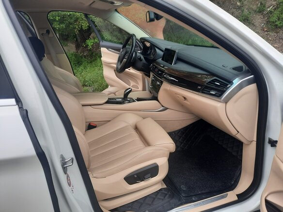 2015 BMW X6 30d II (F16), белый, 3350000 рублей - вид 8