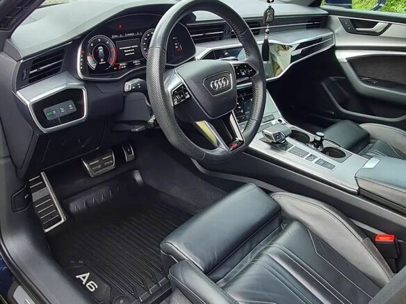 2019 Audi A6 40 TDI V (C8), синий, 4350000 рублей - вид 15