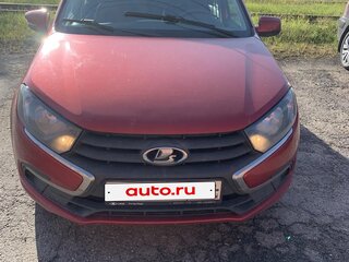 2019 Lada (ВАЗ) Granta I Рестайлинг, красный, 400000 рублей, вид 1