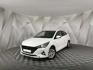 2021 Hyundai Solaris II Рестайлинг, белый, 1335550 рублей, вид 1
