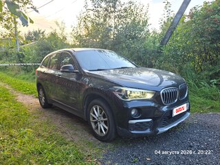 2018 BMW X1 18d xDrive II (F48), чёрный, 2050000 рублей, вид 1