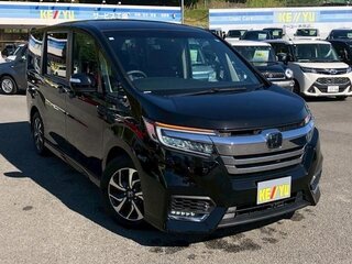2018 Honda Stepwgn Spada V Рестайлинг, чёрный, 1630000 рублей, вид 3