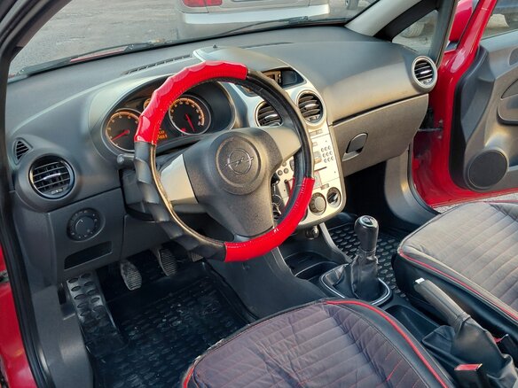 2008 Opel Corsa D, красный, 230000 рублей - вид 7