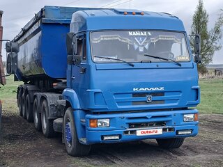 2008 КамАЗ 6460, синий, 1300000 рублей, вид 4