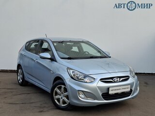 2012 Hyundai Solaris I, голубой, 535000 рублей, вид 3