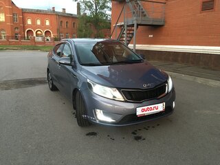 2014 Kia Rio 4-speed III, голубой, 950000 рублей, вид 2
